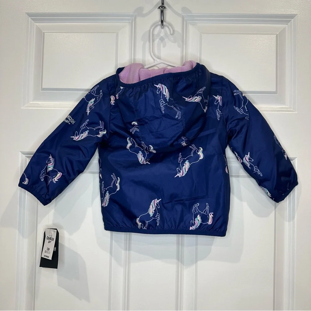 Oshkosh Reversible Jacket Size 12‎ Months NWT